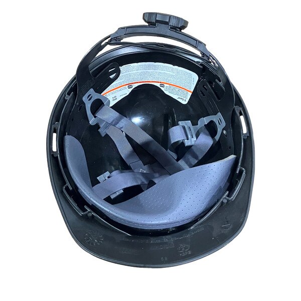 Inside of hard hat